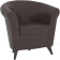 Bange "Laguna", 780 × 630 × 790 mm, leatherette, dark brown color