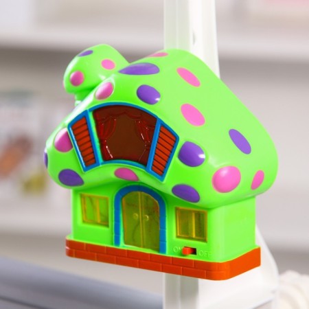 Mobile Musical "Gingerbread House. Birds-beams ", groovy-8