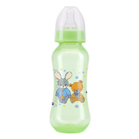 A bottle of feeding "My Farm", fitted, with silicone nipple, 250 ml, from 0 months, Mix color-6