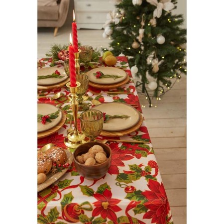 The tablecloth of the New Year's share "Fairytale" 145*220 +/- 2 cm, 100% p/e-3