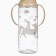 A bottle of feeding "Forest Friends" 250 ml, cylinder, with handles, beige color