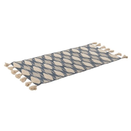 Argyle Ethnic cotton carpet, size 70x160 cm-5