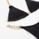 Swimsuit female separate minku color black, size 48