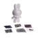 Set for creativity. Toy with sequins "Bunny" 14.2 x 7.4 x 6.5 cm + 3 sequin colors