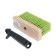 Lom-macleure brush, artificial bristles, plastic handle, 140x50x16 mm
