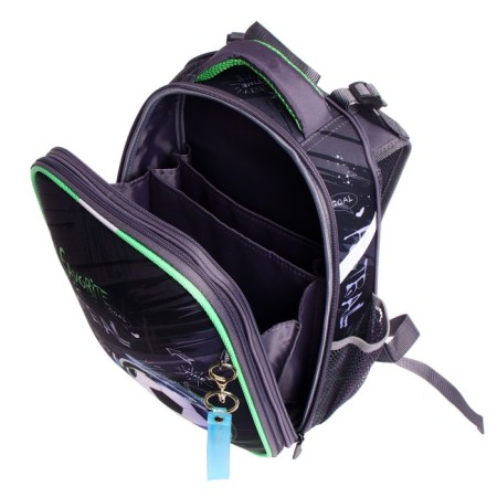 School backpack 38 x 30 x 16 cm, ergonomic back, Stavia Football-8