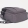 Male sling bag from textiles, headphone opening, gray color