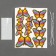 Set for decorating the cake "Butterflies", 10 pcs., Multi -colored