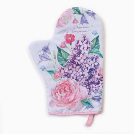 Kitchen set "Smile", mittens-output 20x28 cm, wooden shovel-2