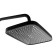 The shower system Zein Z3897, upper and vaporing watering can, PVC hose, temperature screen, black