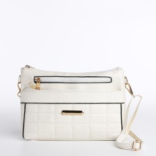 Bag Cross-Bodi with a zipper, dairy color