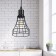 Lamp PL10 BK E27 60W H-pondaire 20 cm, suspension 80 cm, black