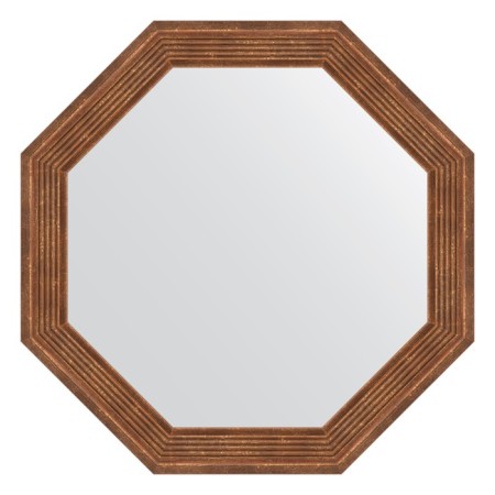 Mirror in the baguette frame, dry reed 51 mm, 49x49 cm