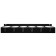Ban holder, wall -mounted, with hooks, black