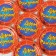 Disposable paper plate "Happy Birthday" Web (set of 6 pcs.), 18 cm