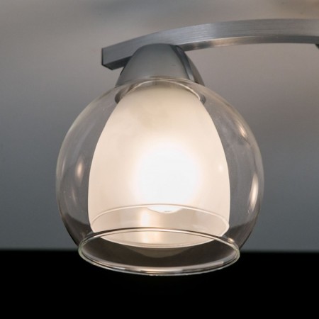 Ceiling chandelier Citilux "Christie" CL152187, 79x79x19 cm, 8x75W, E27, gray color gray-2