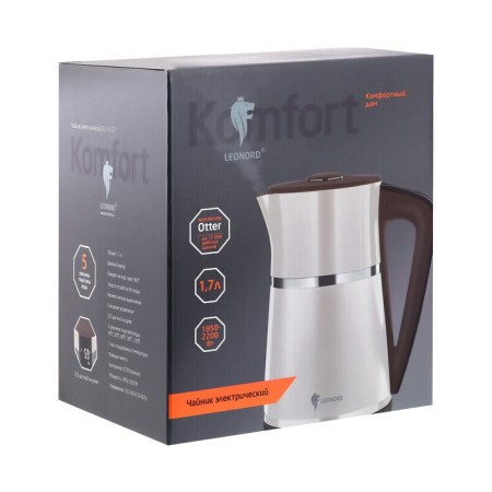 Electric kettle Leonord le- 1512, plastic, 1.7 l, 2200 watts, beige-7