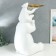 Souvenir Polystone stand "White Bear on the neck of the dad" d = 26 cm 70x37x33 cm