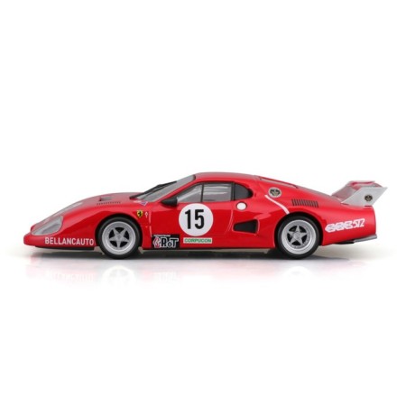 Racing machine BBURAGO Ferrari 512 BB II Serie 1981, Die-Cast, 1:43, Red color-8