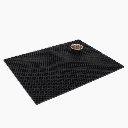 Animal rug EVA, cellular, 60 x 80 cm, black
