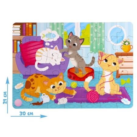 Puzzle "Cat World", 35 details-1