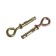 Anchor bolt bison, with a ring, yellow -preserved, 10x50 mm, 40 pcs