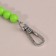 Handle for bag, beads, d = 10 mm, 30 cm, green color