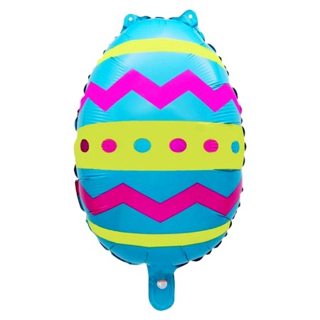 Foil ball 18 "Egg - Blue"
