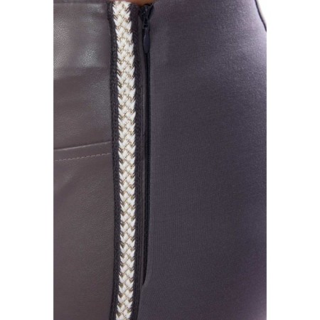 Female trousers, size 42, gray color-4
