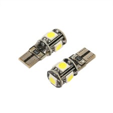Auto Stuffing LED Cartage, T10 W5W, 12 V, 5 SMD-5050, set 2 pcs