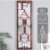 Climber Plastic, glass for 1 candle "Reflection of faith" D-4 cm old. bronze 8x12x41 cm