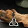 Protective amulet "Triskelion", 30x30mm, metal