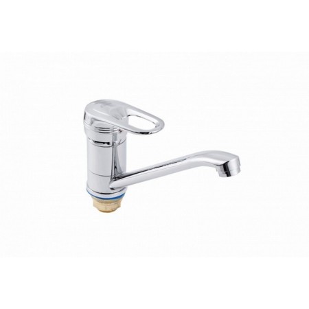 FAUZT FZS-805-130 kitchen mixer, single-leaf, pour length 220 mm, chrome-1
