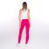 Female leggings in a rubber, pink color, size 48-50 (l/xl)