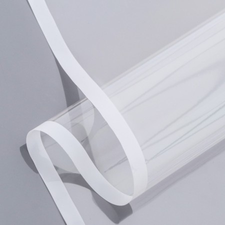 Glossy film transparent "strip", 58 cm x 10 m, white