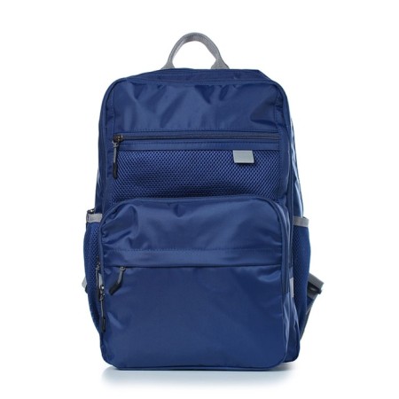 School backpack, synthetic fabric, 265x395x120 cm, blue T.-1