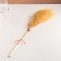 Set of dried flowers "Miscantus", banch 3-5 pcs, length 60 (+/- 6 cm), orange