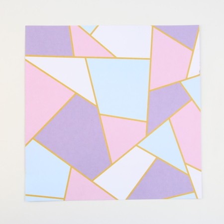 A set of paper for scrapbooking "Bright geometry", 12 sheets, 30.5 x 30.5 cm, 180 g/m²-20