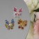 Brooch "Assorted" butterflies of fluttering, Mix color (indivisible packing 12 pcs., Price per pcs.)