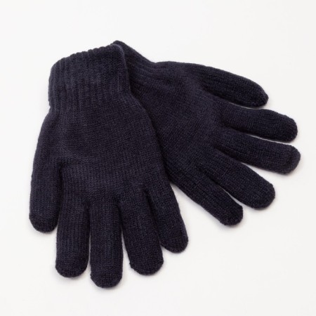 Gloves female thermo, the color is blue, size 7-8