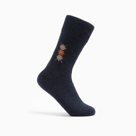 Male terrible wool socks, jeans color, size 27