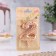Candle in the Sanata cake, number "2", gold with red stars, 5.5 cm
