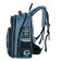 Frame backpack 35 x 28 x 15 cm, Across 178, filling: bag, pencil case, blue ACR22-178-1