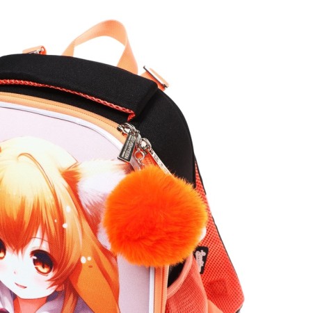 Frame backpack, 35x26x13, Seventeen, girl EVA, black/orange-9