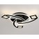 LED ceiling LED with Ambrella Light, Original, FA4477, 3XLED, 62 W, ​​4650LUM, 3000-6400K, Black Black Color