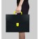 A4 Portfire folder, 700 μm, 1 compartment, calligrata, black, naon salad
