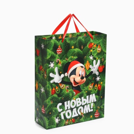 New Year. Gift package, 31x40x11.5 cm, packaging, Mickey Mouse-2