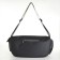 Sports bag with lateral pockets, gray color