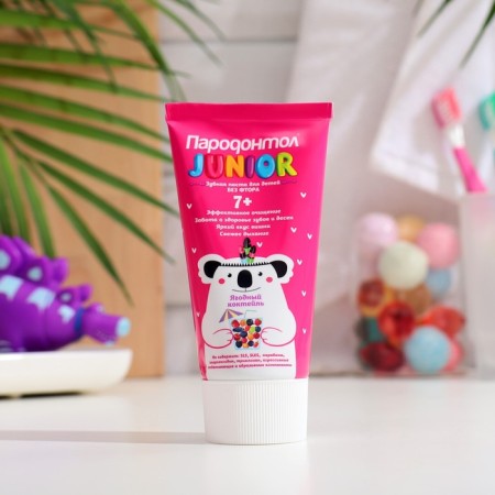 Toothpaste for children periodontlol Junior 7+ berry cocktail, 62 g-1