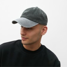 Male cap minaku, black/gray color, rr 56-58